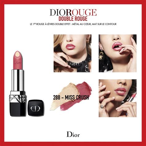 rouge dior 288 miss crush|reviews of 288 Miss Crush, a Dior Rouge Dior Double Rouge.